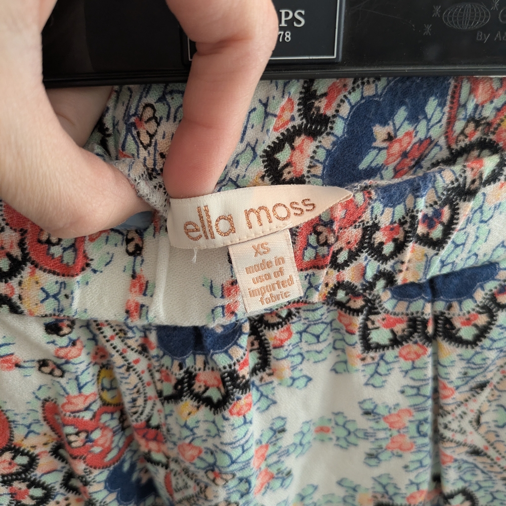 Ella Moss Multicolor Patterned Joggers - image 2